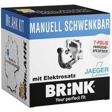 Brink Anhängerkupplung schwenkbar für VW Tiguan I 07-16 +7polig spezifisch