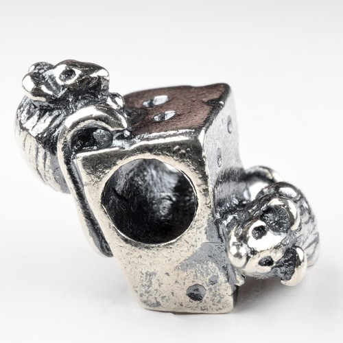 Trollbeads mäuse auf käse - mäuse,