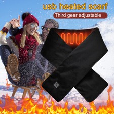 Beheizter Schal mit USB Aufladung 3 Temperatur Elektrischer Nackenwärmer Winter