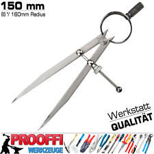 Metallzirkel Stahlzirkel Anreisszirkel Zirkel Federzirkel Mess Werkzeug 150 mm