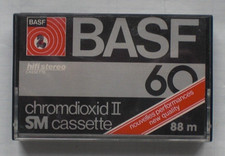 Musikcassette BASF 60 Chromdioxid II