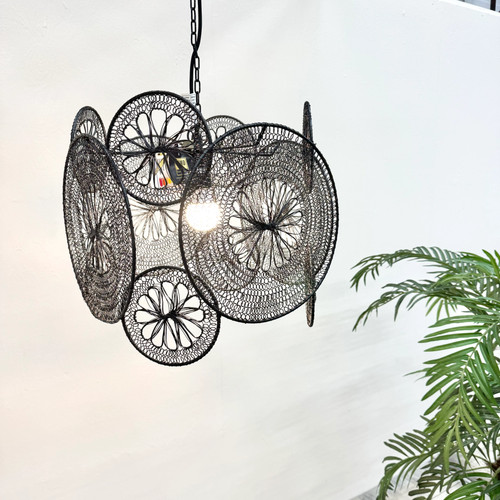 Ptmd desh lampe schwarz - desh, metall