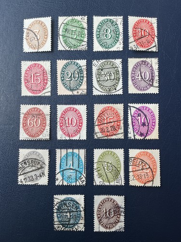 1927 dienstmarken - dr,