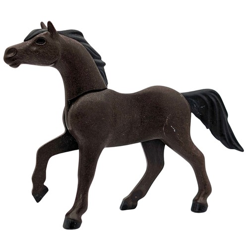 Playmobil dunkelbraunes pferd - playmobil,