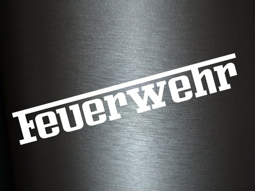 Plott aufkleber feuerwehr - aufkleber,