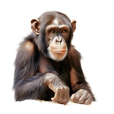 8x sticker chimpanzee car