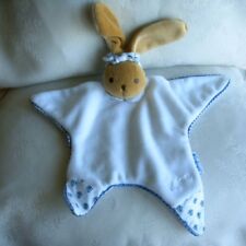 Kuscheltuch Hase Kaloo - Weiß Blau