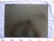 Backstahl Pizzastahl (6,0 mm Glattblech "schwarz") 44 cm x 33 cm