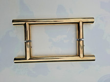 Türgriff Stoßgriff Griffstange Stangengriff Griffpaar aus massivem Messing 300mm