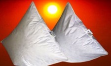 Hofmann´s Classic Kopfkissen 80x80 cm Gänsefeder Federkissen 1100 g waschbar