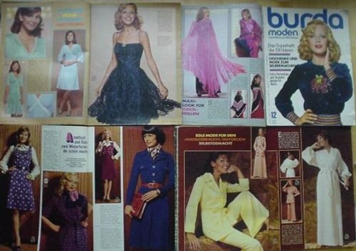 Burda moden party - burda, 12/73