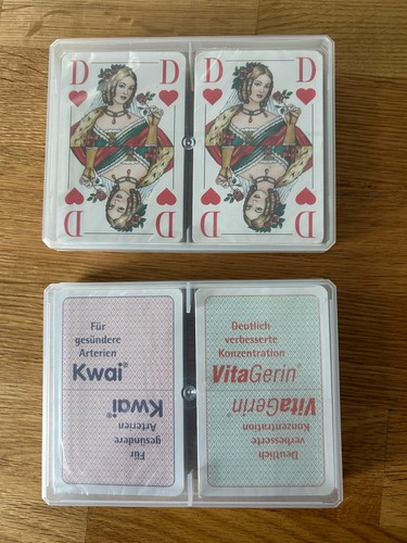 Senioren romme spielkarten - senioren,