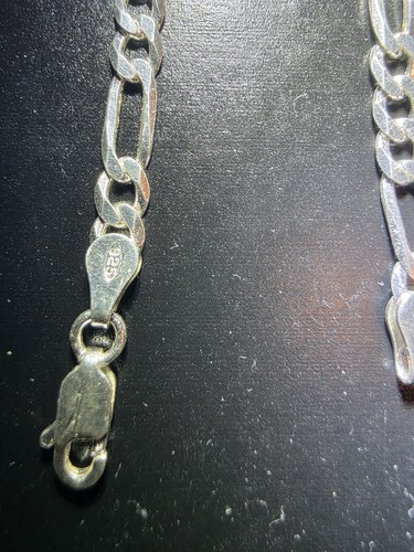 925 sterlingsilber figarokette - 925,