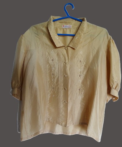 Vintage orig 60er seidenbluse - vintage,