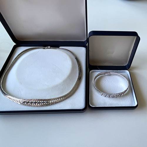 Vintage schmuck set collier - schmuck-set:,