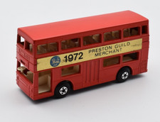 Matchbox Superfast #17 The Londoner London Bus rot Preston Guild. England Base
