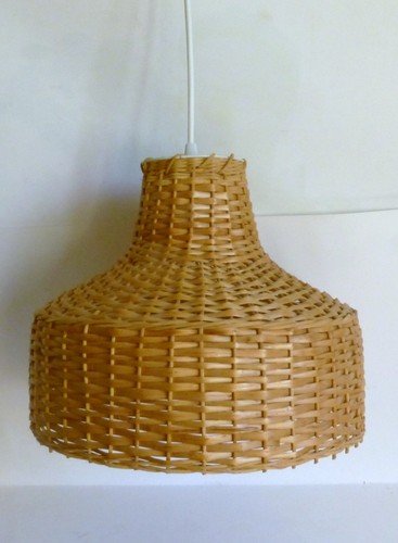 Rattan korb deckenlampe - rattan,