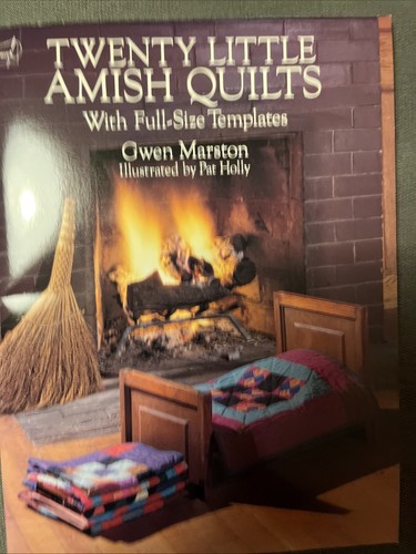 Twenty little amish quilts - twenty,