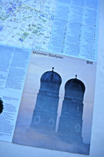 Alter stadtplan münchen - münchen, mit