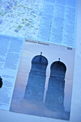 Alter stadtplan münchen mit - alter,