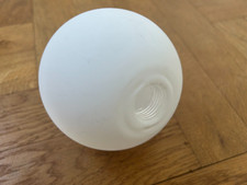 Lampenschirm Glasschirm Kugel weiß G9 Gewinde Lochmaß Fassung ø 20mm ø Glas 98mm