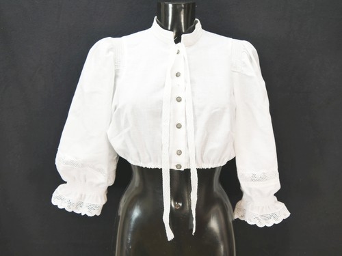 Dirndlbluse weiß bluse - weiß,