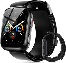 Smartwatch 1,95" Blutdruck Herzfrequenz Fitnessuhr 50 Sportmodi Herren Damen