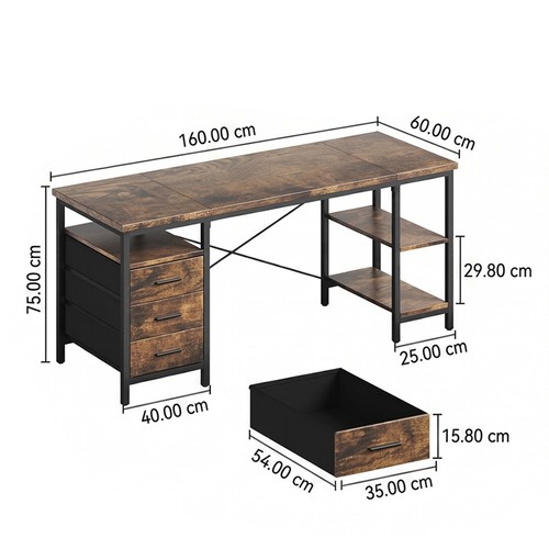 Schreibtisch mit schubladen - schreibtisch,