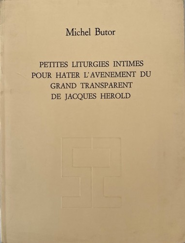 Michel butor petites - butor:,