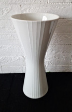 H&G Heinrich Porzellan, Selb Bavaria, Weiße Vase, 50er/70er Jahre