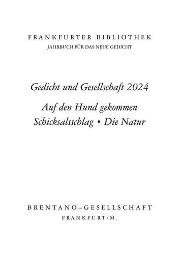 Frankfurter bibliothek 2024 - frankfurter,