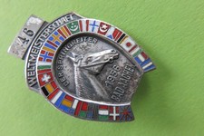 Weltmeisterschaft  Springreiter  1956   Bad Aachen Abzeichen Brosche  25 x 35 mm