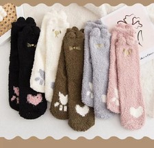5 Paar Damen Warme Socken Samt