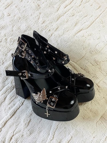 Women black patent - black,