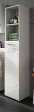 Badezimmer Hochschrank weiß