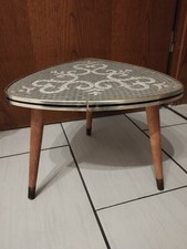 Blumenhocker, Tisch, mit Mosaik, Drei-beinig, Vintage, Rocka-Billy, 50-60