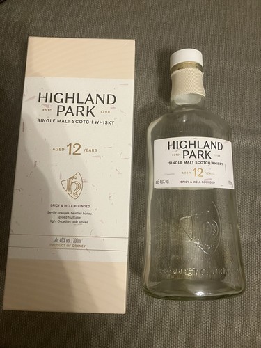 Highland park leere flasche - leere,