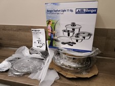 Berger Topfset Light 11-tlg. Campingzubehör Wohnwagen 