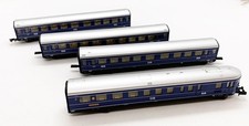 ARNOLD Spur N 0174 4 Wagen Blauer Enzian aus Set Hamburg München DB