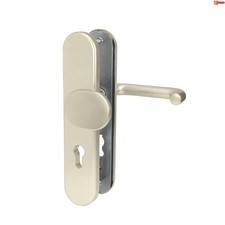 WEKA Schutzbeschlag ES1, geprüfte Wechselgarnitur Alu F2 Neusilber