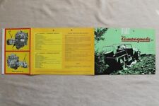 32B 714 1961 Fiat Jeep Campagnola A u. B Ausführung deutschsprachiges Prospekt
