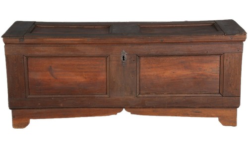 Barock truhe eiche mit - eiche,