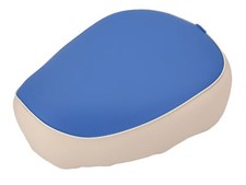 Einzelsitz, blau beige ohne