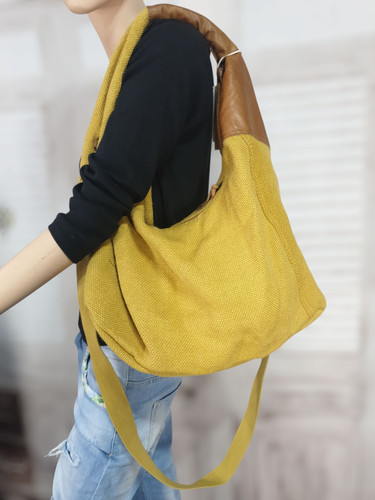 Große damen jute tasche - jute,