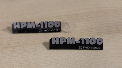 Pioneer hpm 1100 logo on - pioneer,