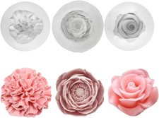 Silikon Rosen Kussblume 3D