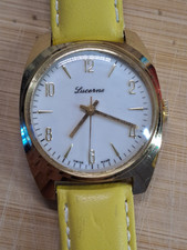 Lucerne Vintage Armbanduhr Uhr mechanisch Handaufzug Swiss