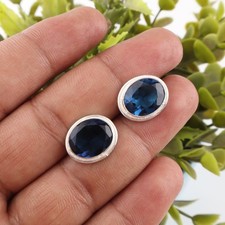 925 Silber London Blau Topas