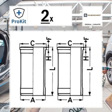 2x ORIGINAL® Kolbenschmidt