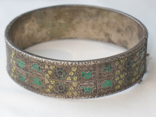 Jugendstil emaille silber - jugendstil,
